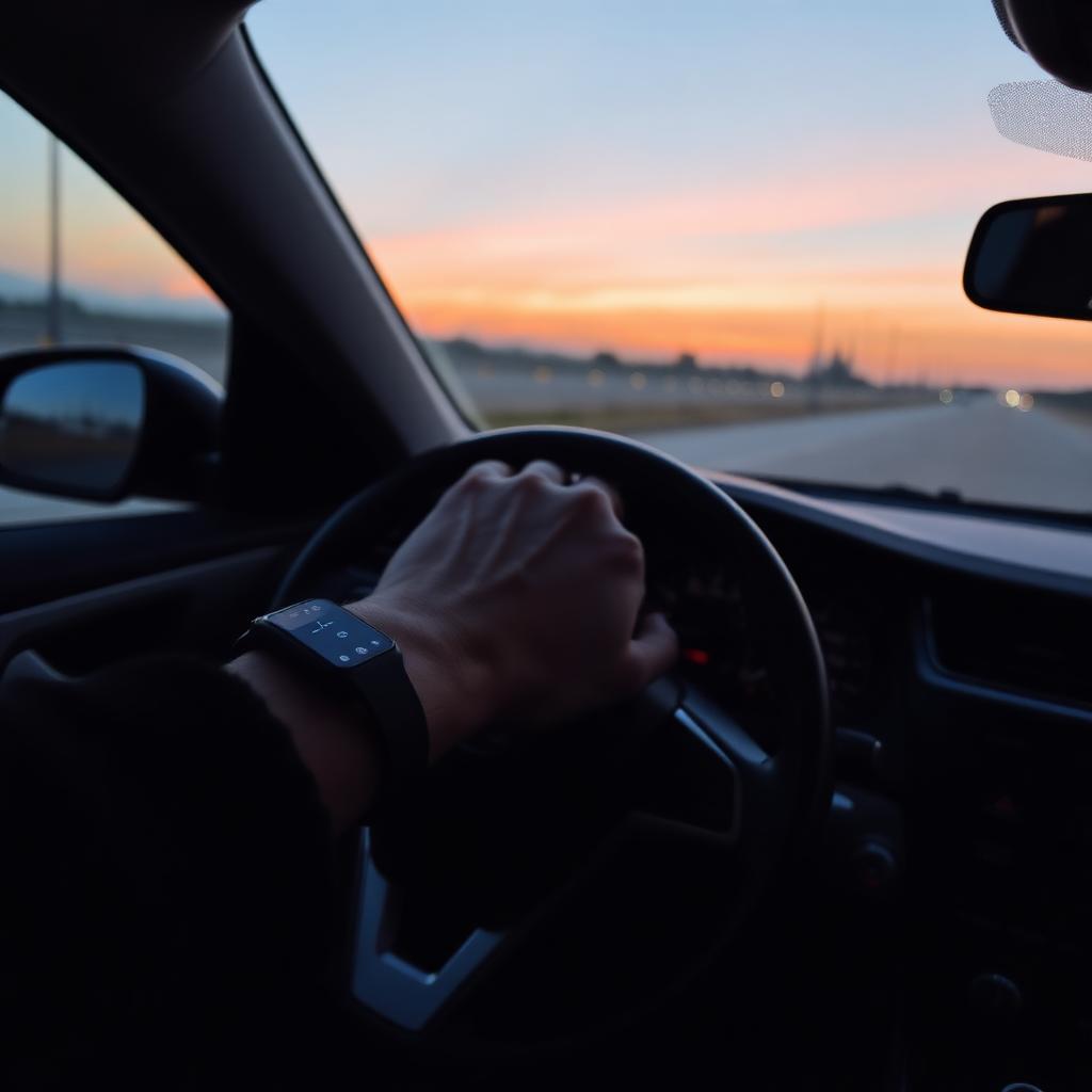 Auf dem Weg.